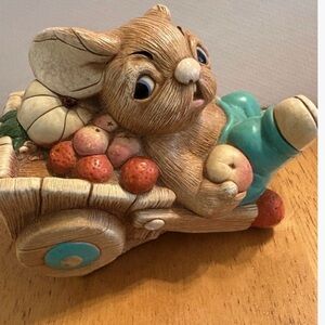 PENDELFIN -Vintage hand painted -Made in England ***Barrow Boy Bunny Figure